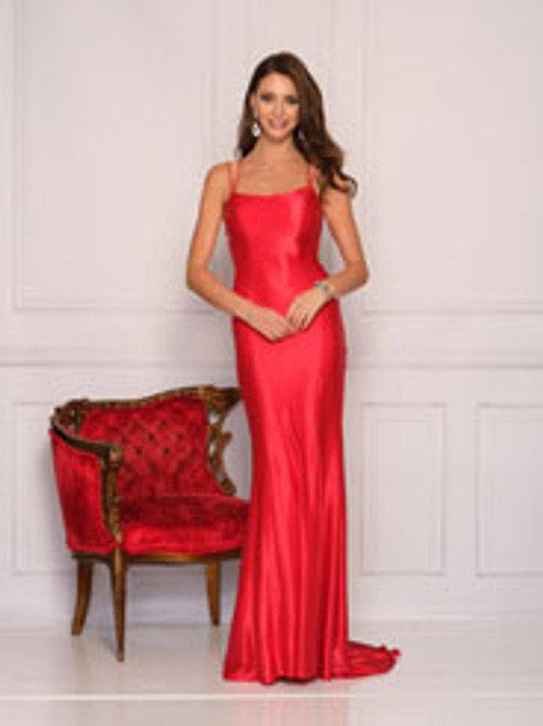 Dave and Johnny 10323 Red Prom Dress