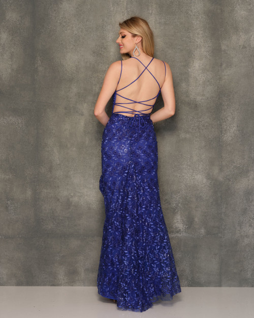 Dave and Johnny 10886 Royal Prom Dress