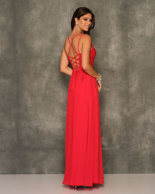 Dave and Johnny 10900 Red Prom Dress