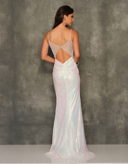 Dave and Johnny 10996 White Prom Dress