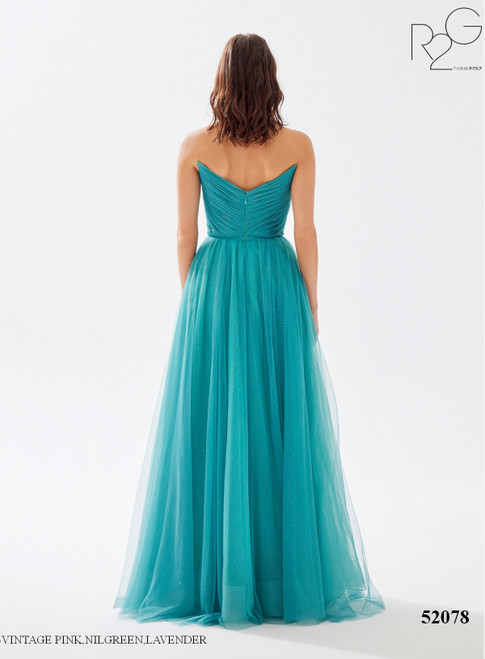 Tarik Ediz 52078 Tulle Lotus Prom Dress