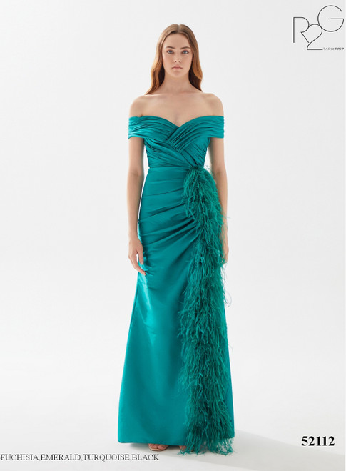 Tarik Ediz 52112 Taffeta Celesse Prom Dress