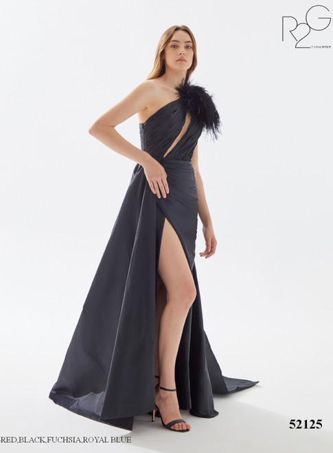 Tarik Ediz 52125 Taffeta Carlin Prom Dress