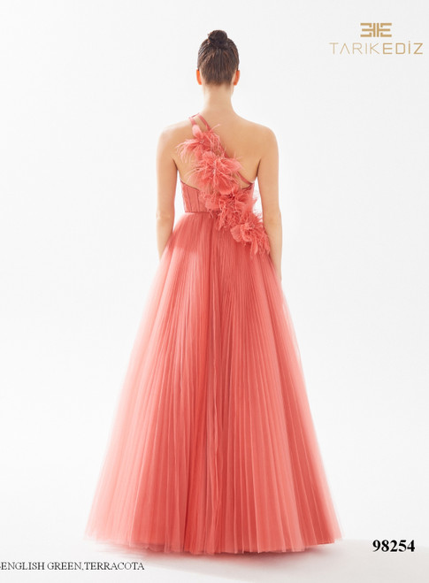 Tarik Ediz 98254 Tulle Crista Elbise Prom Dress