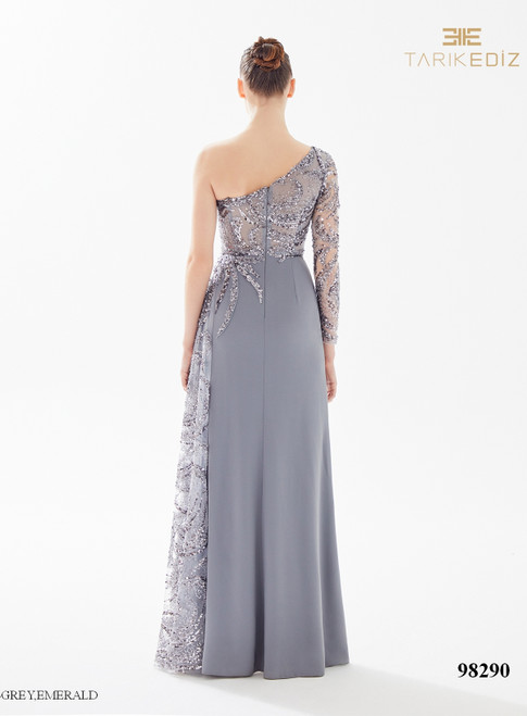 Tarik Ediz 98290 Embroidery Holland Elbise Prom Dress