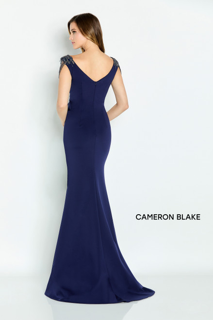 Cameron Blake by Mon Cheri CB139 Heavy Stretch Crepe Dress