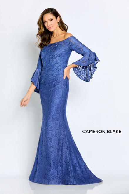 Cameron Blake by Mon Cheri CB103 Stretch Lace Long Dress