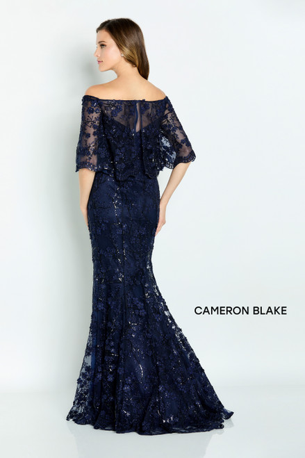 Cameron Blake by Mon Cheri CB135 Embroidered Tulle Dress