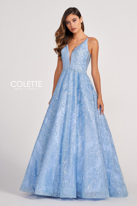 Colette by Daphne CL2014 Novelty Glitter Tulle Dress