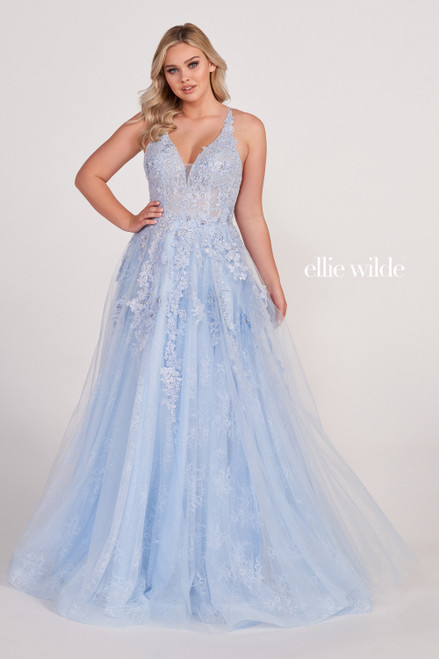 Ellie Wilde by Mon Cheri EW34123 Crystal Beading Long Dress