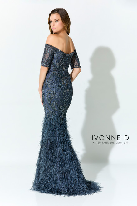 Ivonne D by Mon Cheri ID927 Tulle Embroidery Beading Dress