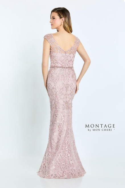 Montage by Mon Cheri M516 Allover Embroidered Lace Dress