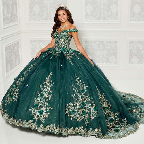Princesa by Ariana Vara PR30114 Embroidered Lace Ball Gown