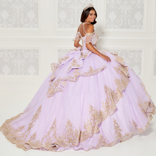 Princesa by Ariana Vara PR30118 Embroidered Lace Ball Gown