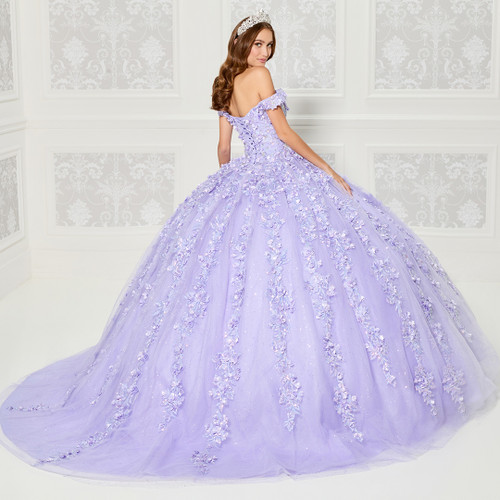 Princesa by Ariana Vara PR30120 Embroidered Lace Ball Gown