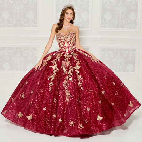 Princesa by Ariana Vara PR30121 Embroidered Lace Ball Gown