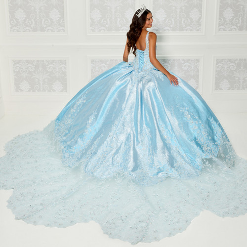 Princesa by Ariana Vara PR30081 Metallic Jacquard Ball Gown