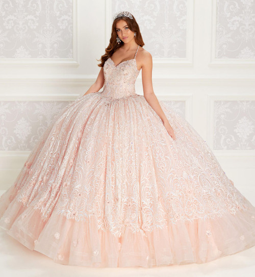 Princesa by Ariana Vara PR22144 Tulle Glitter Tulle Gown