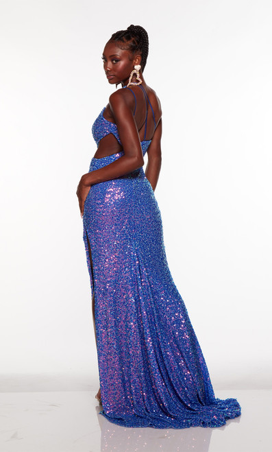 Alyce Paris 61393 Sequins One Shoulder Sleeveless Prom Dress