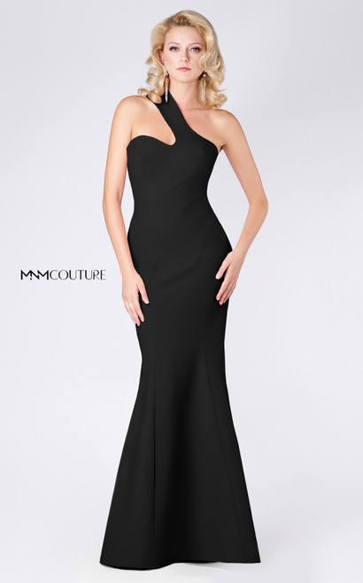 MNM Couture M0003 Crepe Sweetheart Neck Sleeveless Dress
