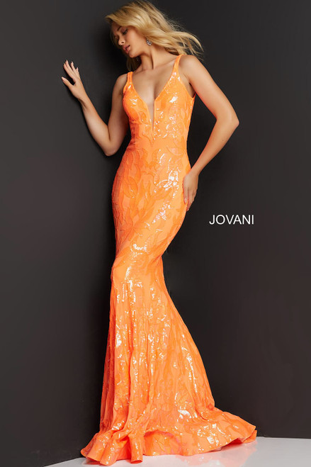 Jovani 3263 Sleeveless Illusion Neck Fitted Short Dress