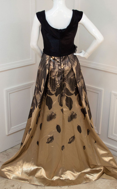 MNM Couture F4447 Shimmering Sleeveless V-neck Long Dress