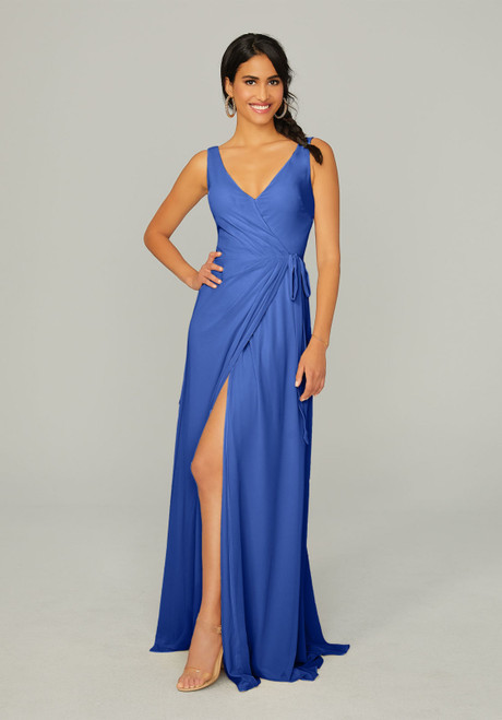 Morilee Bridesmaids 21771 Chiffon Spaghetti Straps Dress