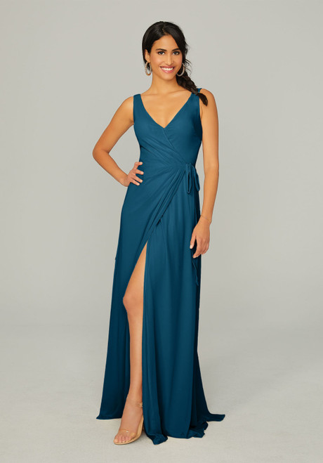 Morilee Bridesmaids 21771 Chiffon Spaghetti Straps Dress