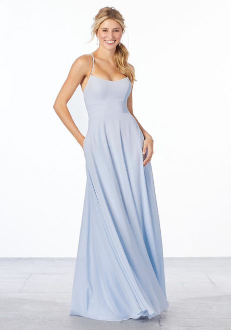 Morilee Bridesmaids 21655 Chiffon Sleeveless Ruffles Dress