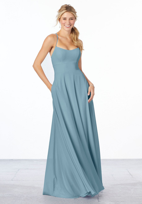 Morilee Bridesmaids 21655 Chiffon Sleeveless Ruffles Dress