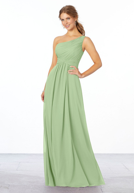 Morilee Bridesmaids 21662 Asymmetric Neck One Shoulder Dress