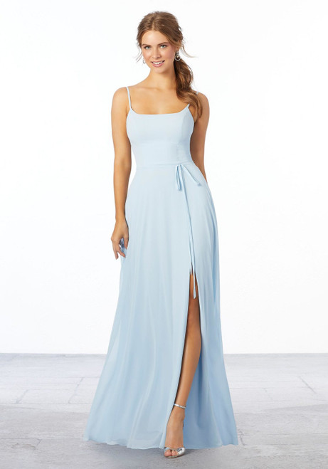 Morilee Bridesmaids 21668 Chiffon Sleeveless Sheath Dress