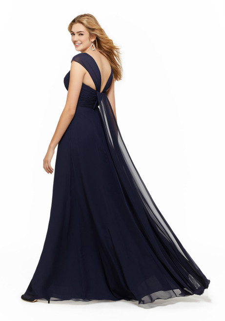 Morilee Bridesmaids 21647 Chiffon Sleeveless V-neck Dress