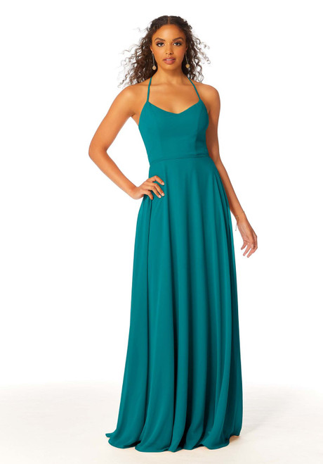 Morilee Bridesmaids 21811 Chiffon Spaghetti Straps Dress