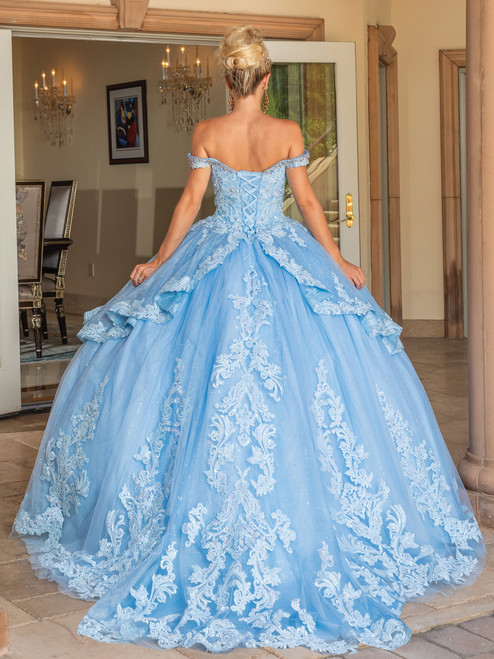 Dancing Queen 1741 Off Shoulder Sweetheart Neck Ballgown