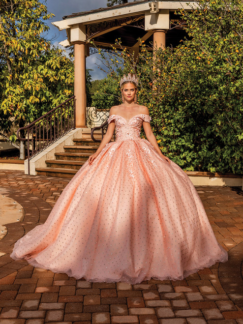 Dancing Queen 1726 Off Shoulder Sweetheart Neck Ballgown