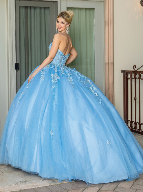 Dancing Queen 1717 Off Shoulder Strapless Quinceanera Gown