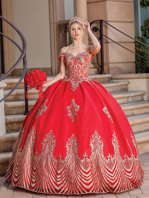 Dancing Queen 1681 Sweetheart Neck Embroidery Ballgown