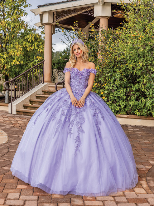 Dancing Queen 1620 Off Shoulder Sweetheart Neck Ballgown