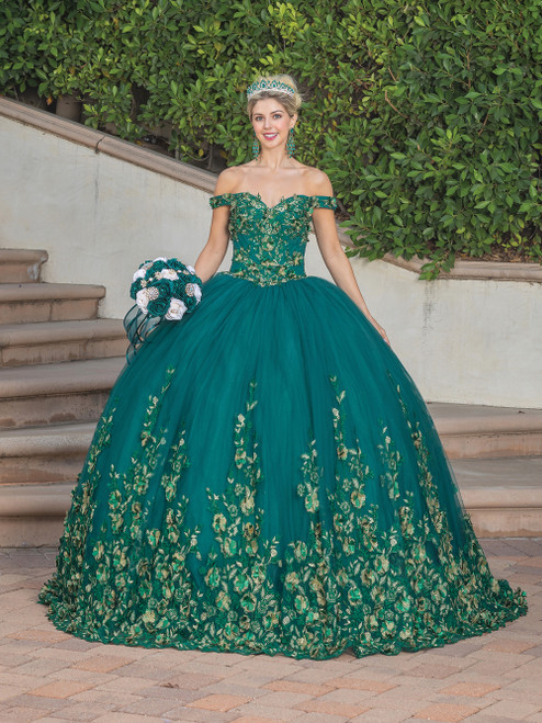 Dancing Queen 1569 Off Shoulder Sweetheart Neck Ballgown