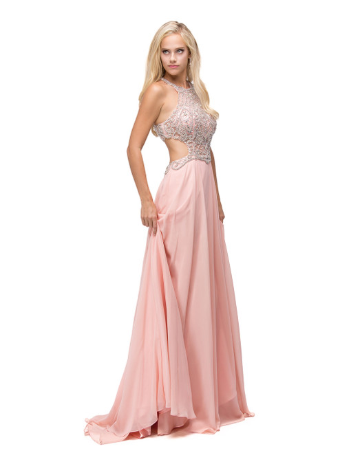 Dancing Queen 9740 Jeweled Bodice Sleeveless A-line Dress