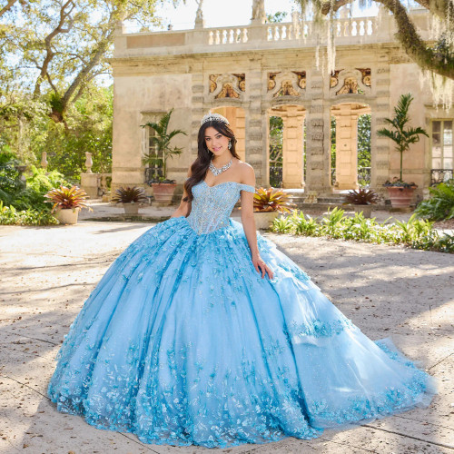 Princesa by Ariana Vara PR30131 Sequins Glitter Tulle Gown