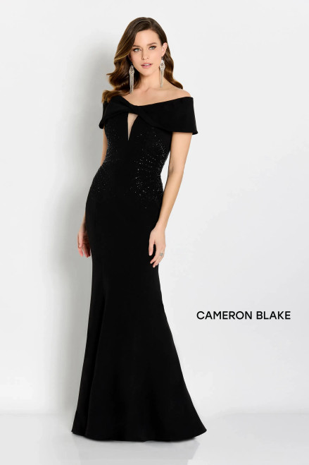 Cameron Blake by Mon Cheri CB758 Stretch Crepe Long Dress