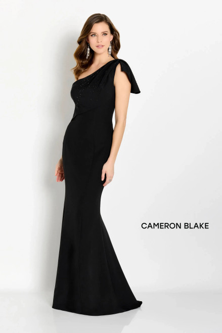 Cameron Blake by Mon Cheri CB752 Asymmetric Neck Long Dress