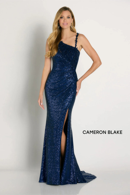 Cameron Blake by Mon Cheri CB753 Asymmetric Neck Long Dress