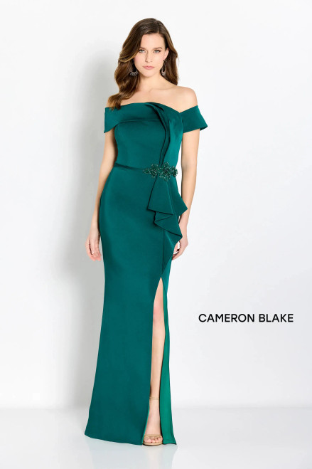 Cameron Blake by Mon Cheri CB761 Crepe Off Shoulder Dress