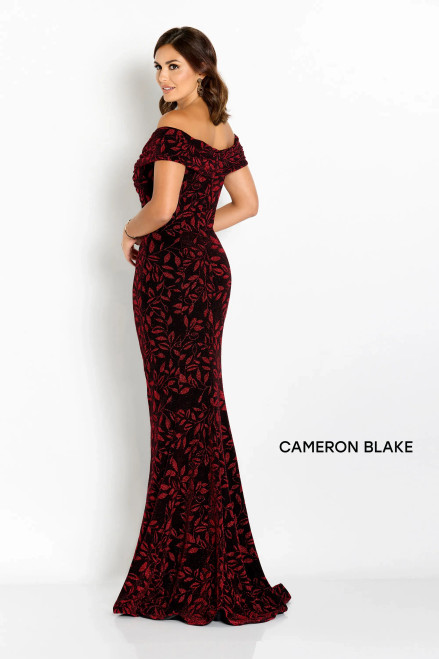 Cameron Blake by Mon Cheri CB766 Off the Shoulder Long Dress