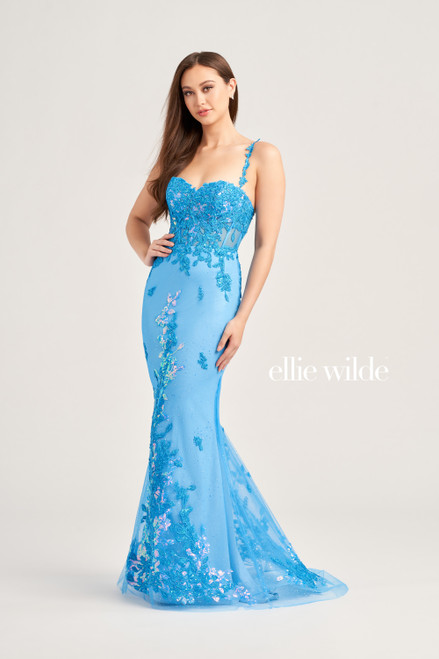 Ellie Wilde by Mon Cheri EW35207 Glitter Tulle Sequin Dress