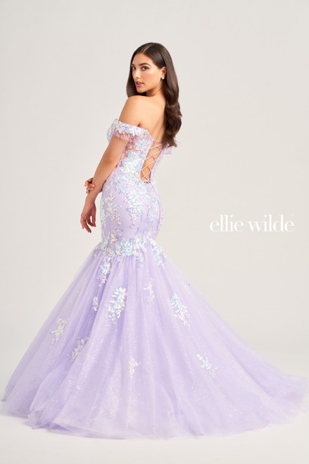 Ellie Wilde by Mon Cheri EW35219 Tulle Glitter Tulle Dress