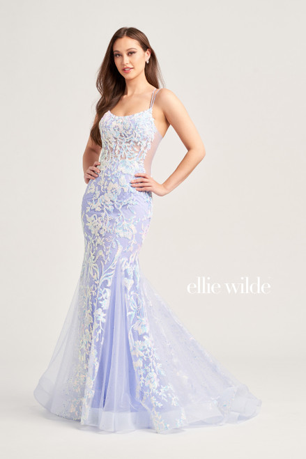 Ellie Wilde by Mon Cheri EW35008 Glitter Sequin Tulle Dress
